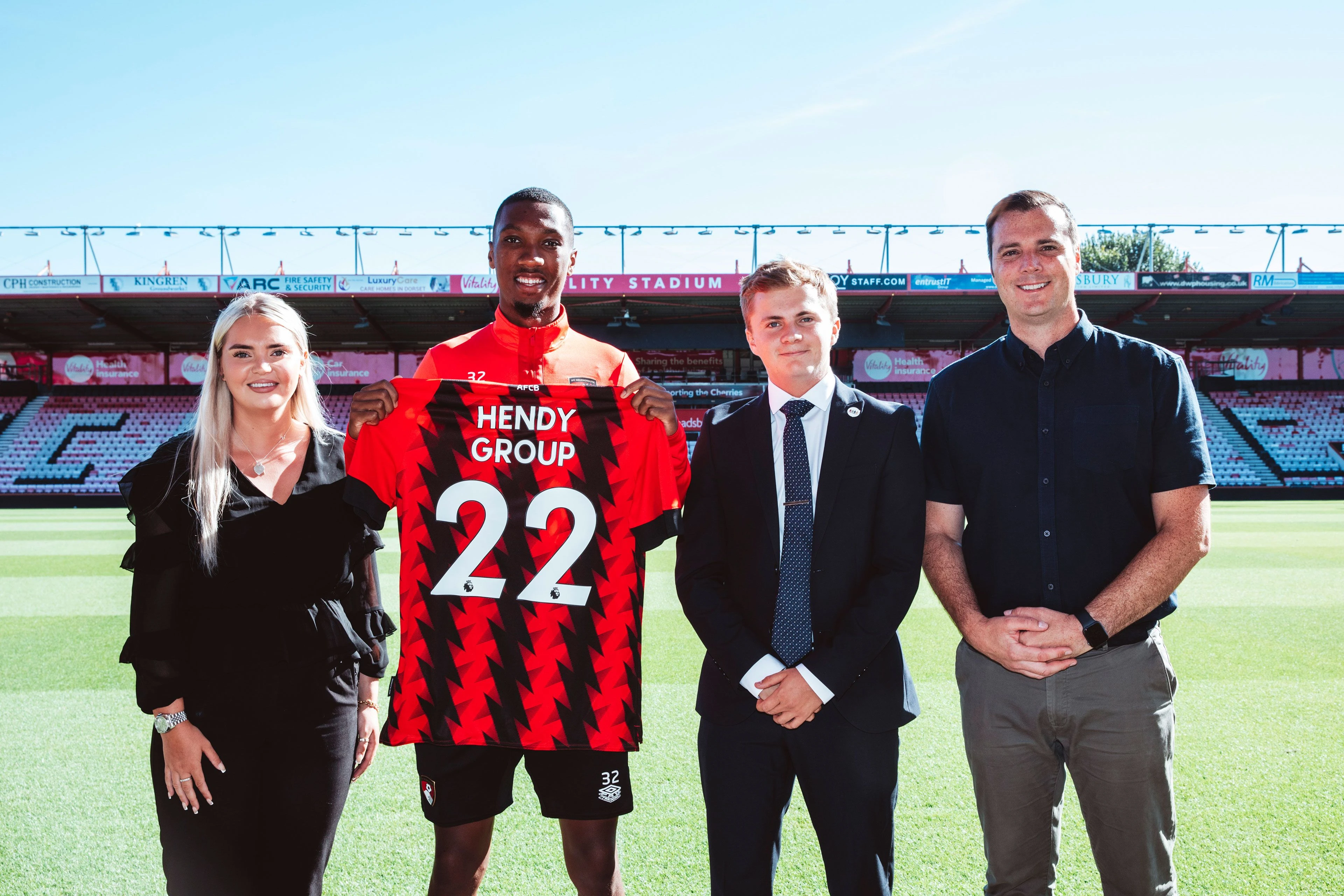 AFC Bournemouth are pleased to be their partnership with Hendy Group for a further two seasons.